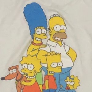 White Simpsons T-shirt